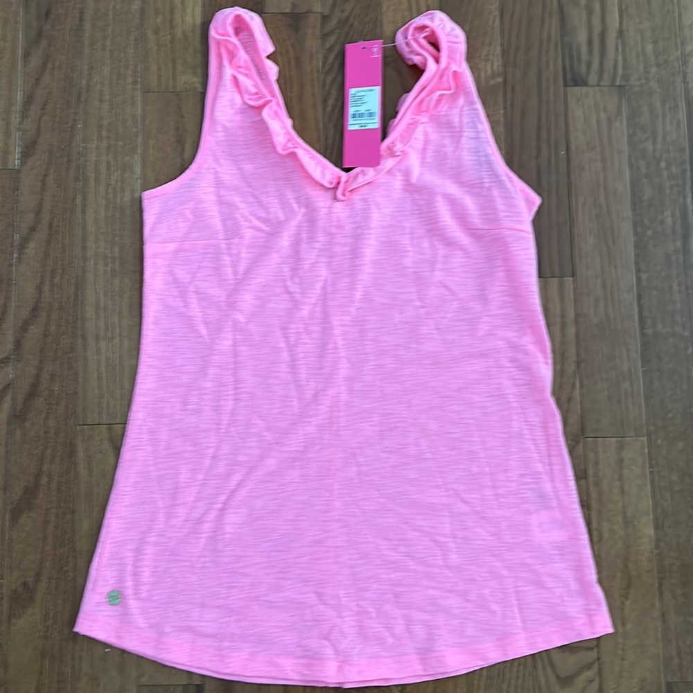 NWT Lilly Pulitzer Gigi Ruffle Top